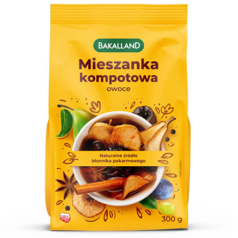 BAKALLAND MIESZANKA KOMPOTOWA 300G BAKALLAND MIESZANKA KOMPOTOWA 300G