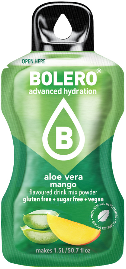 BOLERO DRINK Napój w proszku Aloe vera mango 9g BOLERO DRINK Napój w proszku Aloe vera mango 9g