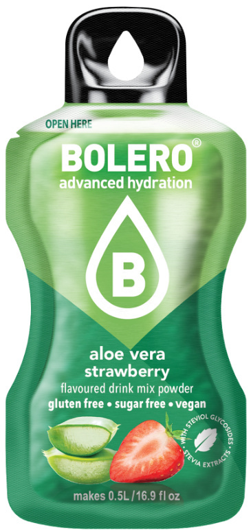 BOLERO DRINK Napój w proszku Aloe vera strawberry 3g BOLERO DRINK Napój w proszku Aloe vera strawberry 3g