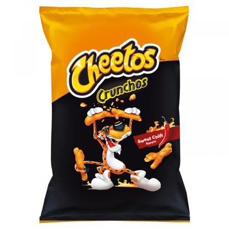 CHEETOS CRUNCHY chrupki kukurydziane paprykowe 165g CHEETOS CRUNCHY chrupki kukurydziane paprykowe 165g