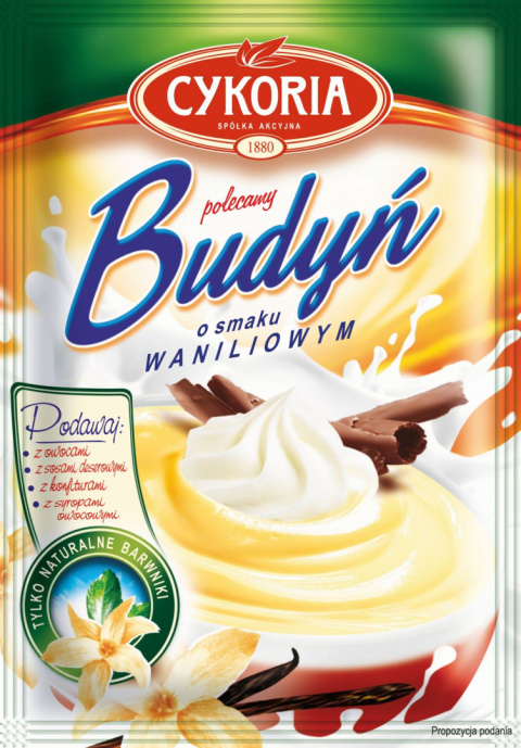 CYKORIA Budyń o smaku waniliowym 40g CYKORIA Budyń o smaku waniliowym 40g