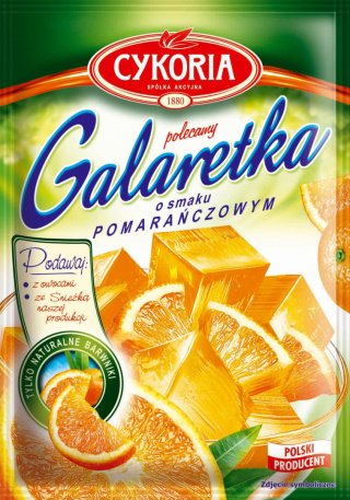 CYKORIA Galaretka o smaku pomarańczowym 75g