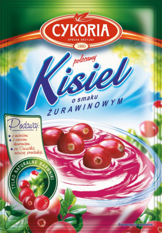 CYKORIA Kisiel o smaku żurawinowym 40g