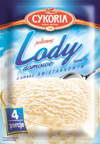 CYKORIA Lody domowe o smaku śmietankowym 60g