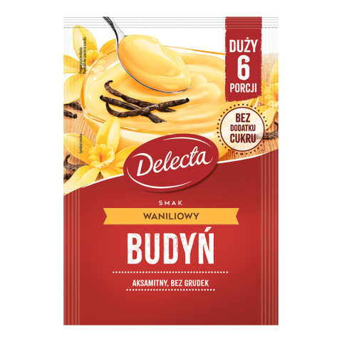 DELECTA BUDYŃ SMAK WANILIOWY 64G DELECTA BUDYŃ SMAK WANILIOWY 64G