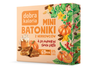 DOBRA KALORIA Mini batoniki z nerkowcami a'la pumpkin spice latte 102g  