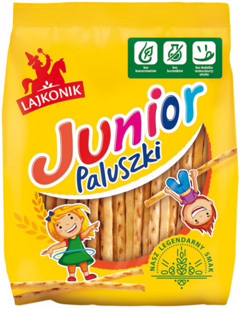LAJKONIK JUNIOR Paluszki 180G LAJKONIK JUNIOR Paluszki 180G