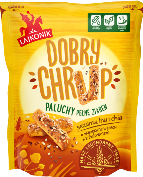 Lajkonik Dobry Chrup Paluchy Pełne Ziaren 100g Lajkonik Dobry Chrup Paluchy Pełne Ziaren 100g