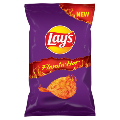 LAY'S Flamin' Hot Chipsy ziemniaczane pikantne 70g LAY'S Flamin' Hot Chipsy ziemniaczane pikantne 70g