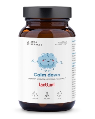AURA HERBALS Calm down, Lactium®, kapsułki 60 szt.