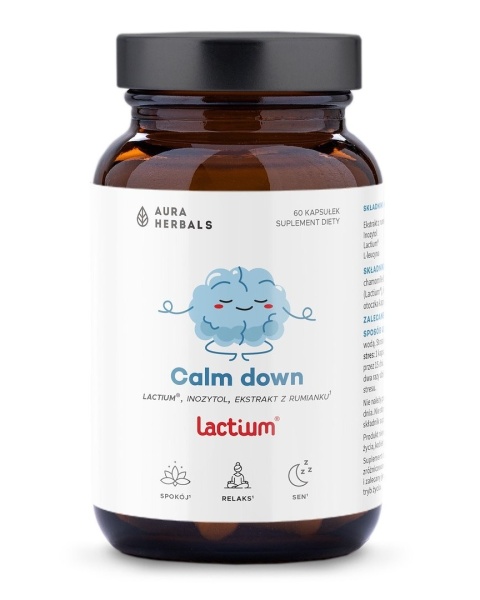 AURA HERBALS Calm down, Lactium®, kapsułki 60 szt.