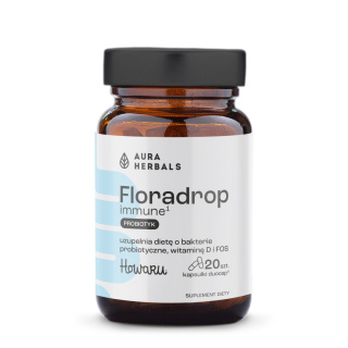 AURA HERBALS Floradrop immune¹, probiotyk, kapsułki 20 szt.