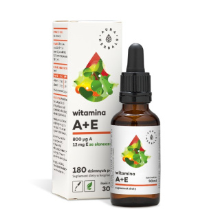 AURA HERBALS Witamina A + E, krople 30 ml