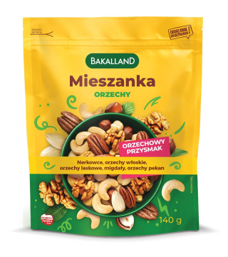 BAKALLAND Mieszanka Orzechy Orzechowy Przysmak 140g