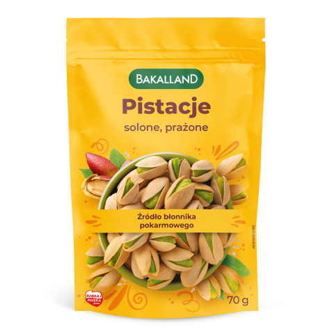 BAKALLAND PISTACJE PRAŻONE - 70G BAKALLAND PISTACJE PRAŻONE - 70G