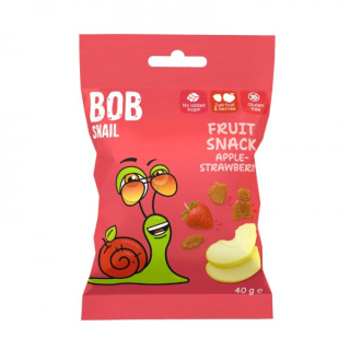 BOB SNAIL Żelki o smaku jabłko-truskawka 40g