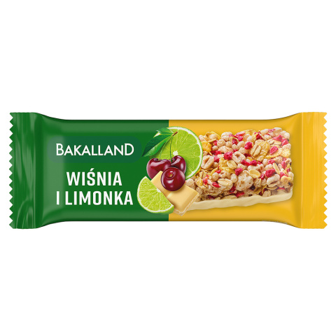 Baton zbożowy BA!lans Wiśnia z Limonką 38G Batonik Baton zbożowy BA!lans Wiśnia z Limonką 38G Batonik
