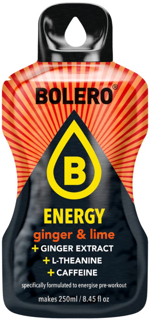 Bolero Drink Energy Ginger&Lime 7g na 250ml Bolero Drink Energy Ginger&Lime 7g na 250ml