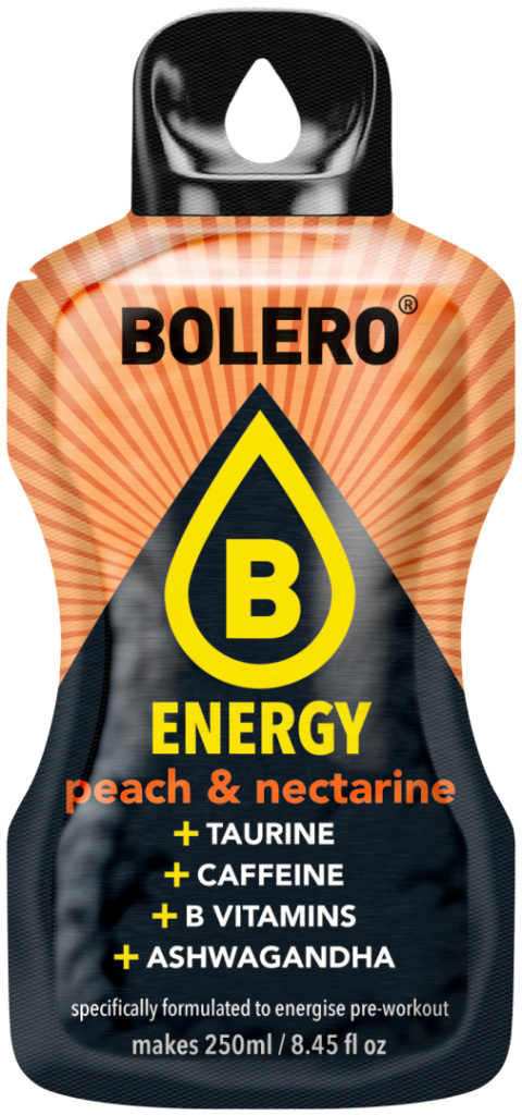 Bolero Drink Energy Peach&Nectarine 7g na 250ml Bolero Drink Energy Peach&Nectarine 7g na 250ml