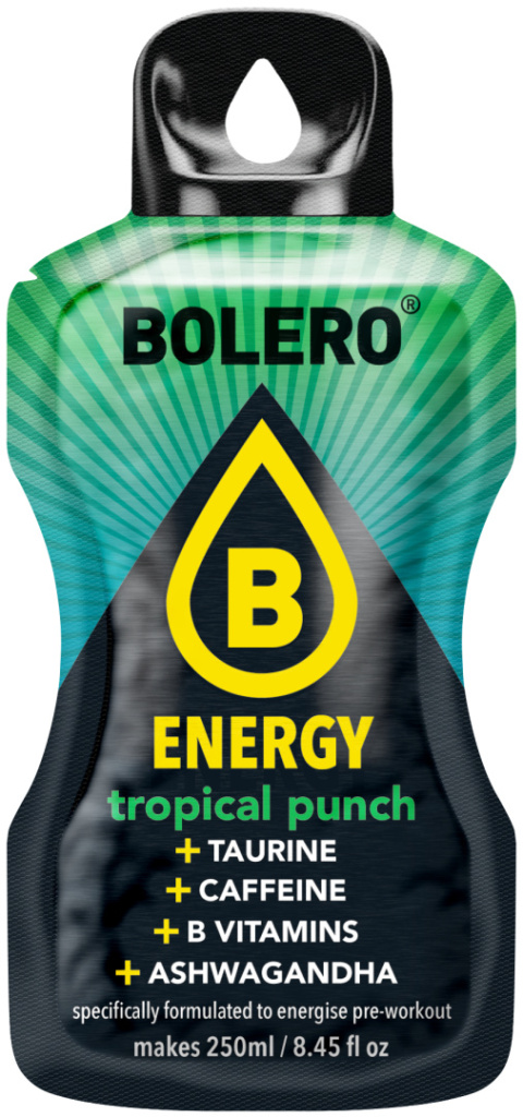 Bolero Drink Energy Tropical Punch 7g na 250ml Bolero Drink Energy Tropical Punch 7g na 250ml