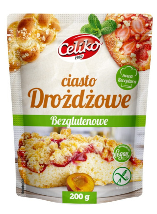 CELIKO Ciasto drożdżowe bezglutenowe 200g