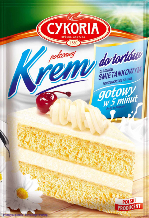 CYKORIA Krem o smaku śmietankowym 100g CYKORIA Krem o smaku śmietankowym 100g