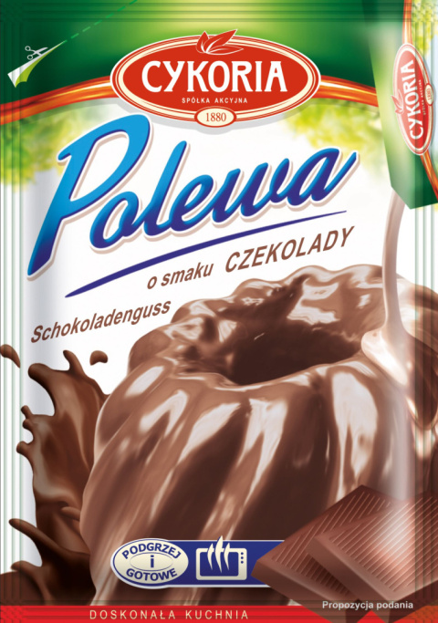 CYKORIA Polewa o smaku czekolady 100g CYKORIA Polewa o smaku czekolady 100g