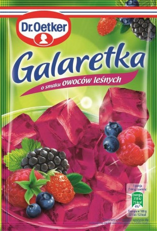DR OETKER Galaretka owoce leśne 72g DR OETKER Galaretka owoce leśne 72g