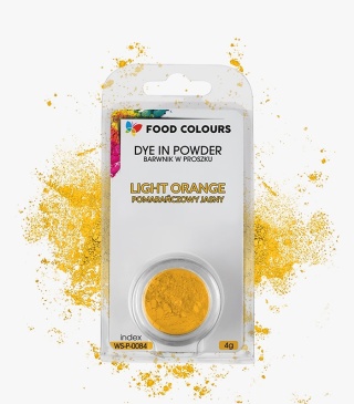FOOD COLOURS Barwnik w proszku WS-P-008 Pomarańczowy 4g