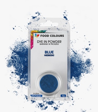 FOOD COLOURS Barwnik w proszku WS-P-064 Niebieski 4g