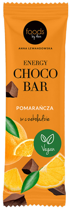 Foods By Ann Baton Choco Bar Pomarańcza w czekoladzie 35g Foods By Ann Baton Choco Bar Pomarańcza w czekoladzie 35g