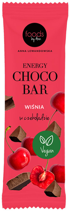 Foods By Ann Baton Choco Bar Wiśnia w czekoladzie 35g Foods By Ann Baton Choco Bar Wiśnia w czekoladzie 35g