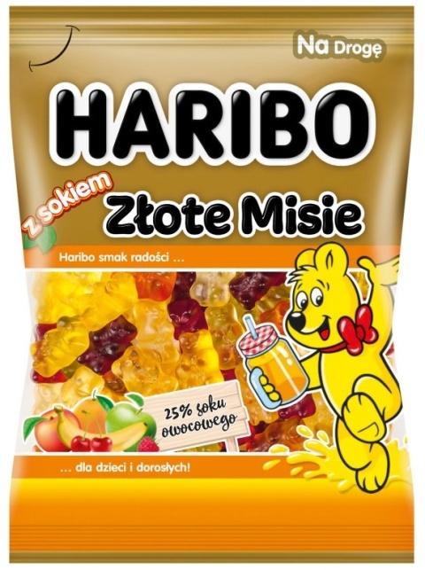 HARIBO Żelki Złote Misie z sokiem owocowym 85g HARIBO Żelki Złote Misie z sokiem owocowym 85g
