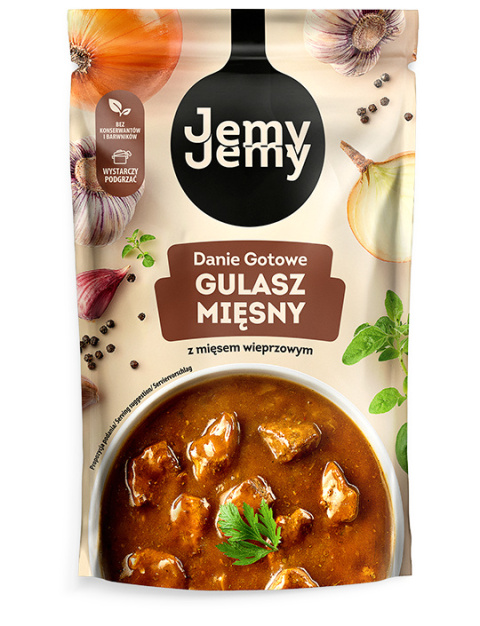 JEMY JEMY Gulasz wieprzowy 360g JEMY JEMY Gulasz wieprzowy 360g