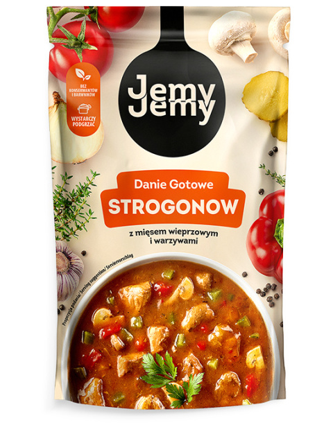 JEMY JEMY strogonow wieprzowy z warzywami 360g JEMY JEMY strogonow wieprzowy z warzywami 360g
