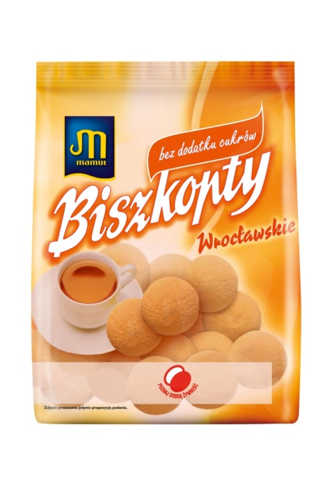 MAMUT Biszkopty Wrocławskie bez dodatku cukrów 100g MAMUT Biszkopty Wrocławskie bez dodatku cukrów 100g