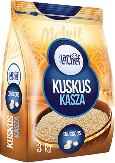 MELVIT La Chef Kasza kuskus 3kg MELVIT La Chef Kasza kuskus 3kg