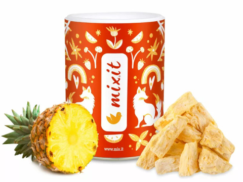 MIXIT Chrupiące owoce liofilizowane ANANAS 120g MIXIT Chrupiące owoce liofilizowane ANANAS 120g