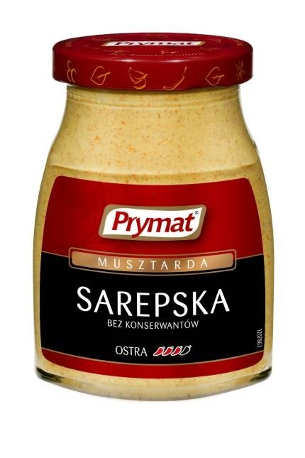 PRYMAT Musztarda sarepska ostra 185g PRYMAT Musztarda sarepska ostra 185g