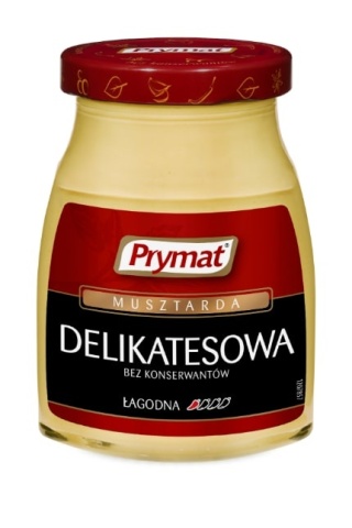 PRYMAT Musztarda delikatesowa łagodna 185g