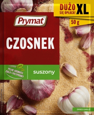 PRYMAT Czosnek suszony XL 50g