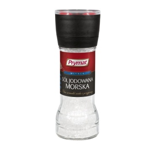 PRYMAT Sól morska jodowana Prymat w młynku 110g