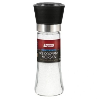 PRYMAT Sól morska jodowana Prymat w młynku 180g