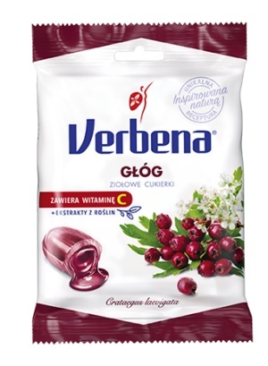 VERBENA Cukierki ziołowe z głogiem 60g