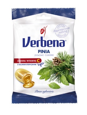 VERBENA Cukierki ziołowe z pinią 60g