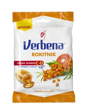 VERBENA Cukierki ziołowe z rokitnikiem 60g