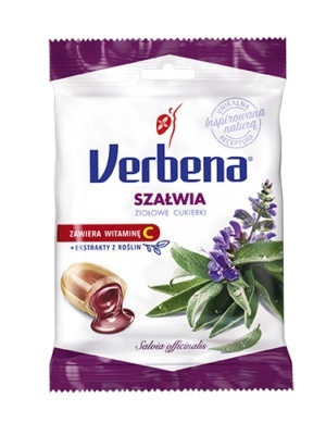 VERBENA Cukierki ziołowe z szałwią 60g